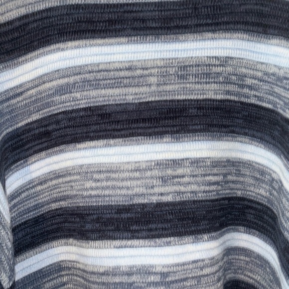 South Pole Men's Striped Crewneck Sweater in Black and Gray - Picture 9 of 15